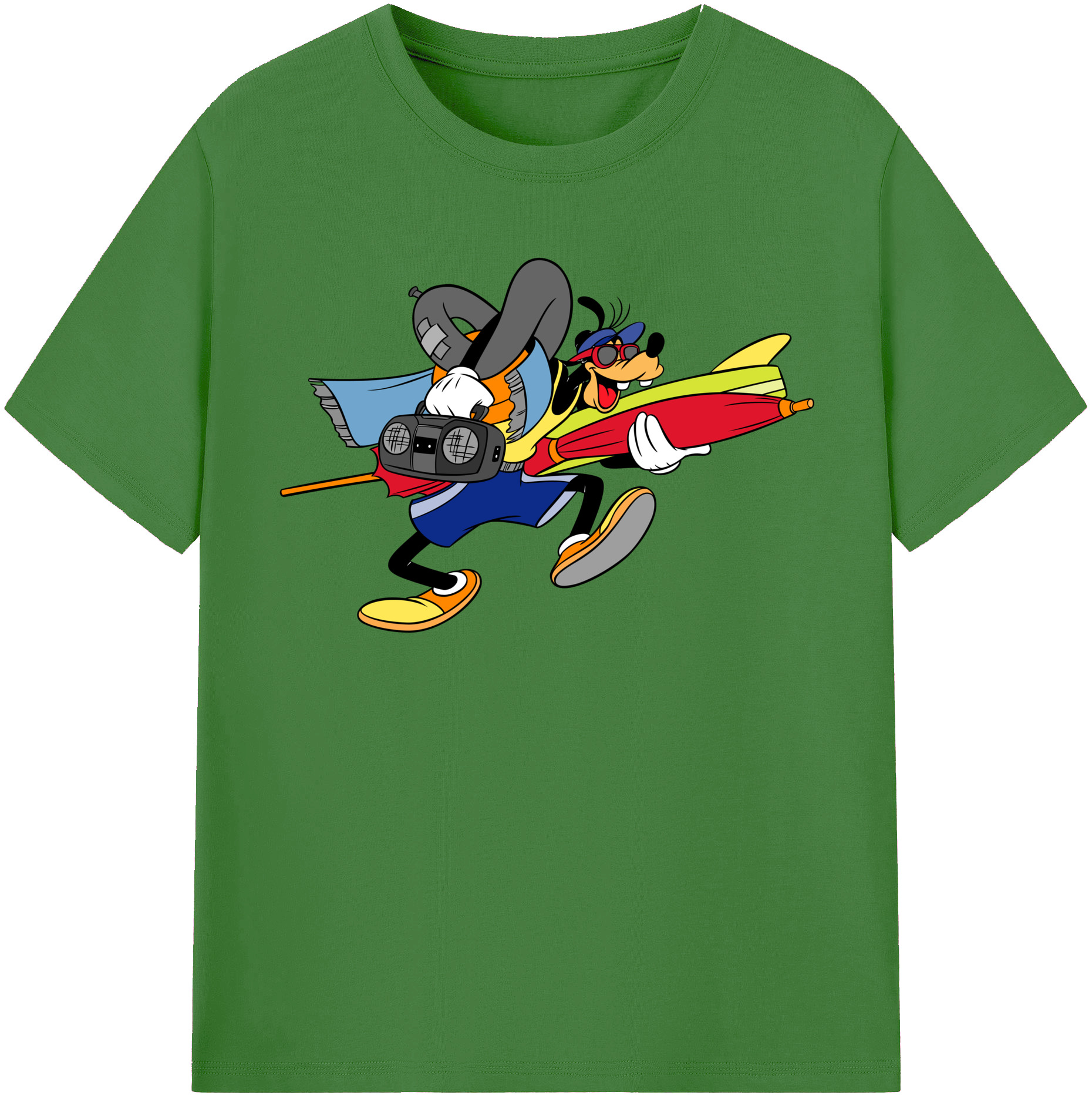 （画像用） ミッキーマウス Mickey Mouse レディースカジュアルプリントTシャツ（綿100％）